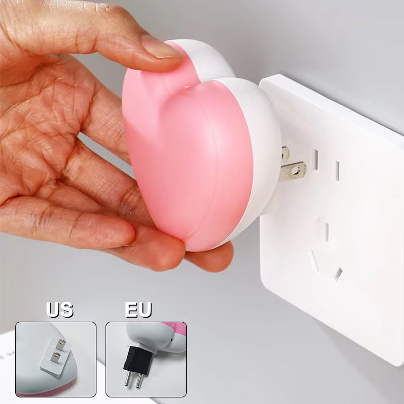 Miniatura: LED Night Light Sensor Control Night Lamp Energy Saving LED Sensor Lamp US Plug 