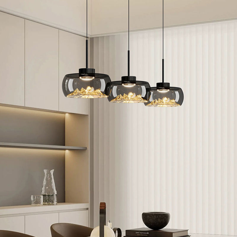 Miniatura: glass Modern home decor led lights pendant light lamps for living room Chandelie