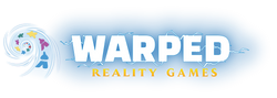Warped Reality Games White Logo