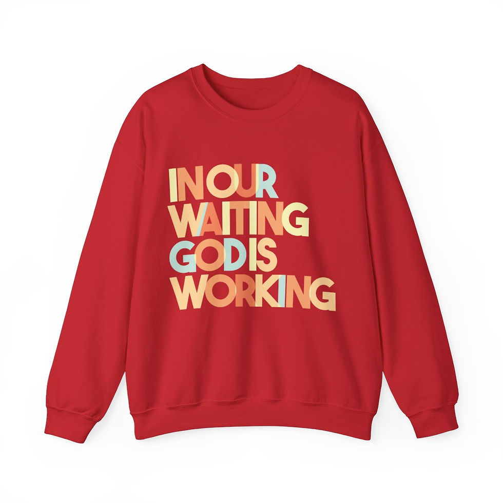 Thumbnail: In Our Waiting Unisex Heavy Blend™ Crewneck Sweatshirt