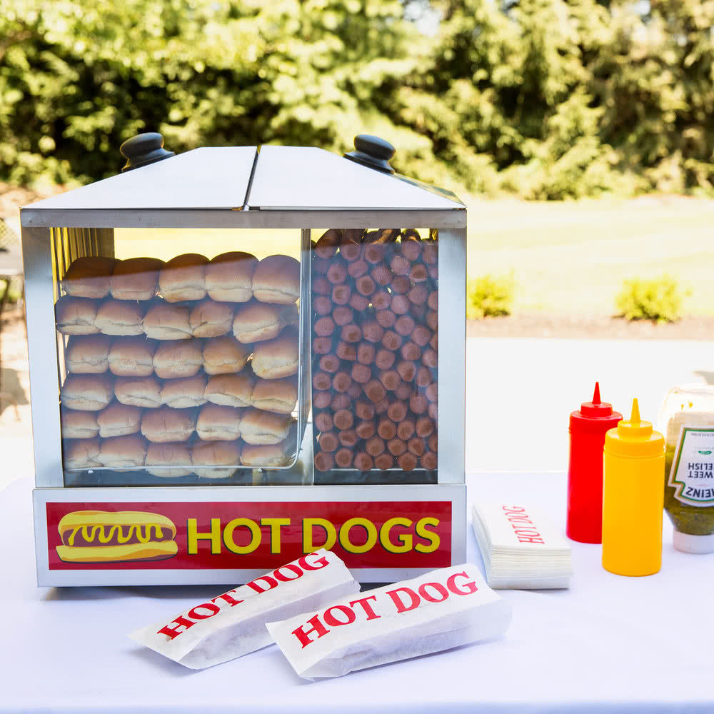 200 Dog / 48 Bun Hot Dog Steamer