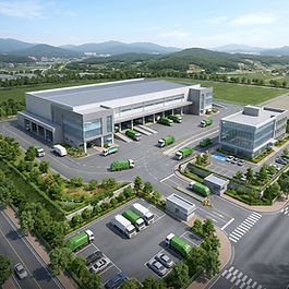 자원순환센터 조감도 및 재활용선별시설 3D 제작