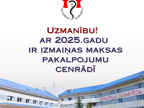              Izmaiņas maksas cenrādī     