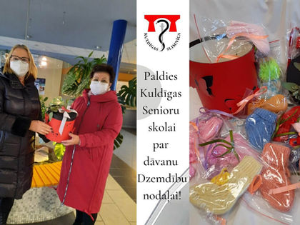 Kuldīgas novada senioru skola apdāvina Dzemdību nodaļu!