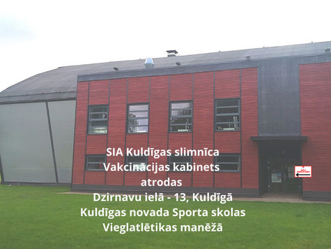 Kuldīgas slimnīcas Vakcinācijas kabinets vēlas lielāku iedzīvotāju aktivitāti