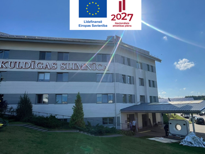 Kuldīgas slimnīca turpina īstenot projektu Nr. 4.1.1.1/2/24/I/015 un tai piegādātas jaunas iekārtas