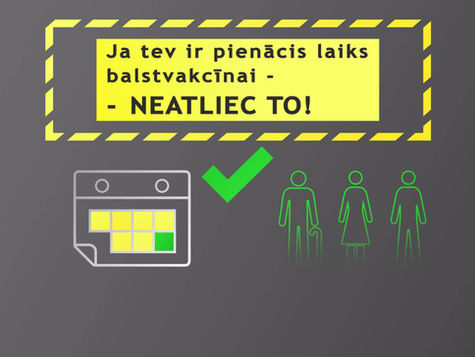 Aicina nevilcināties ar balstvakcīnu