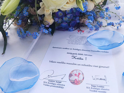 Kuldīgas slimnīcā sagaidīts 200. jaundzimušais