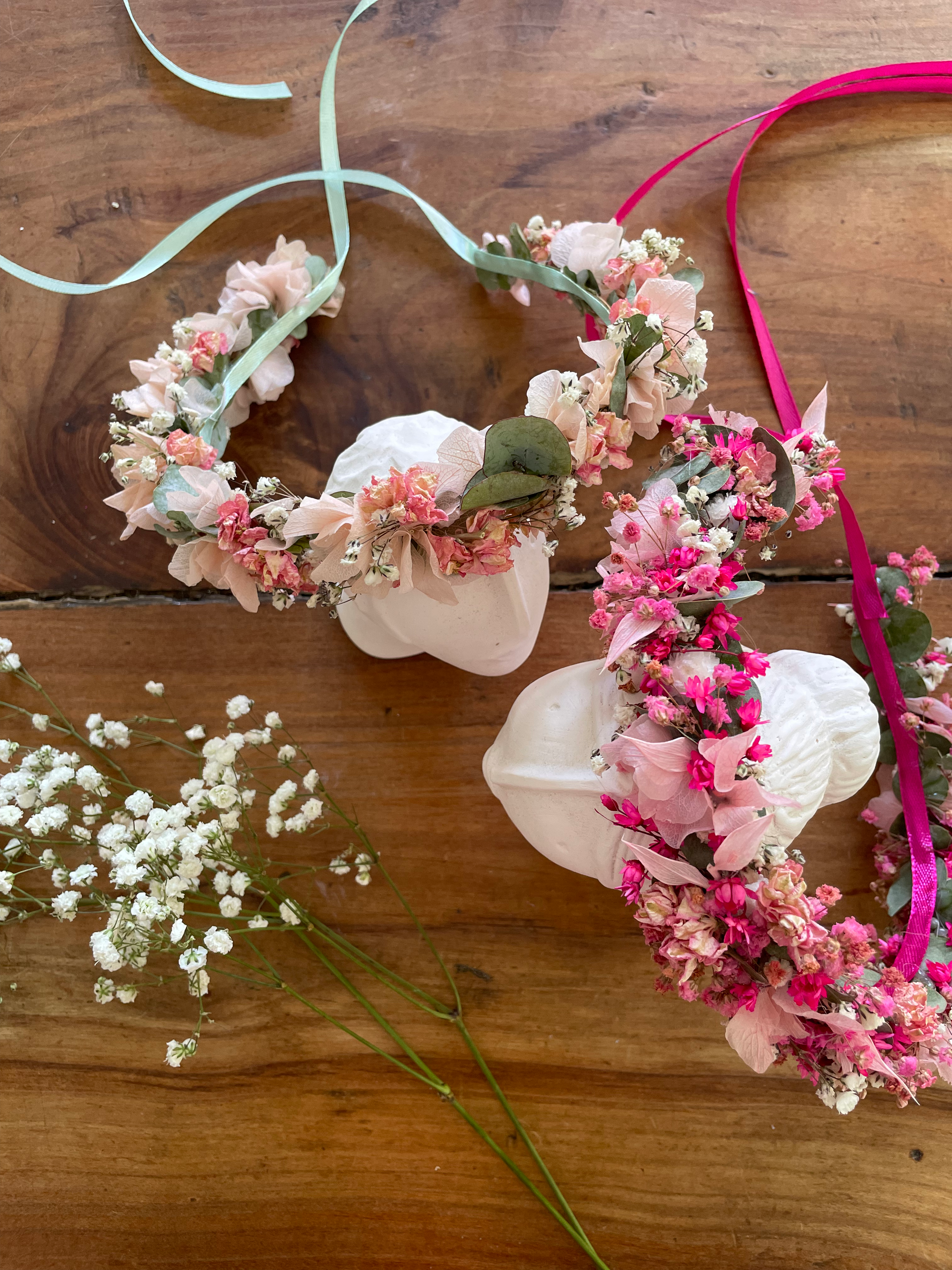 Couronne de tête fleurie