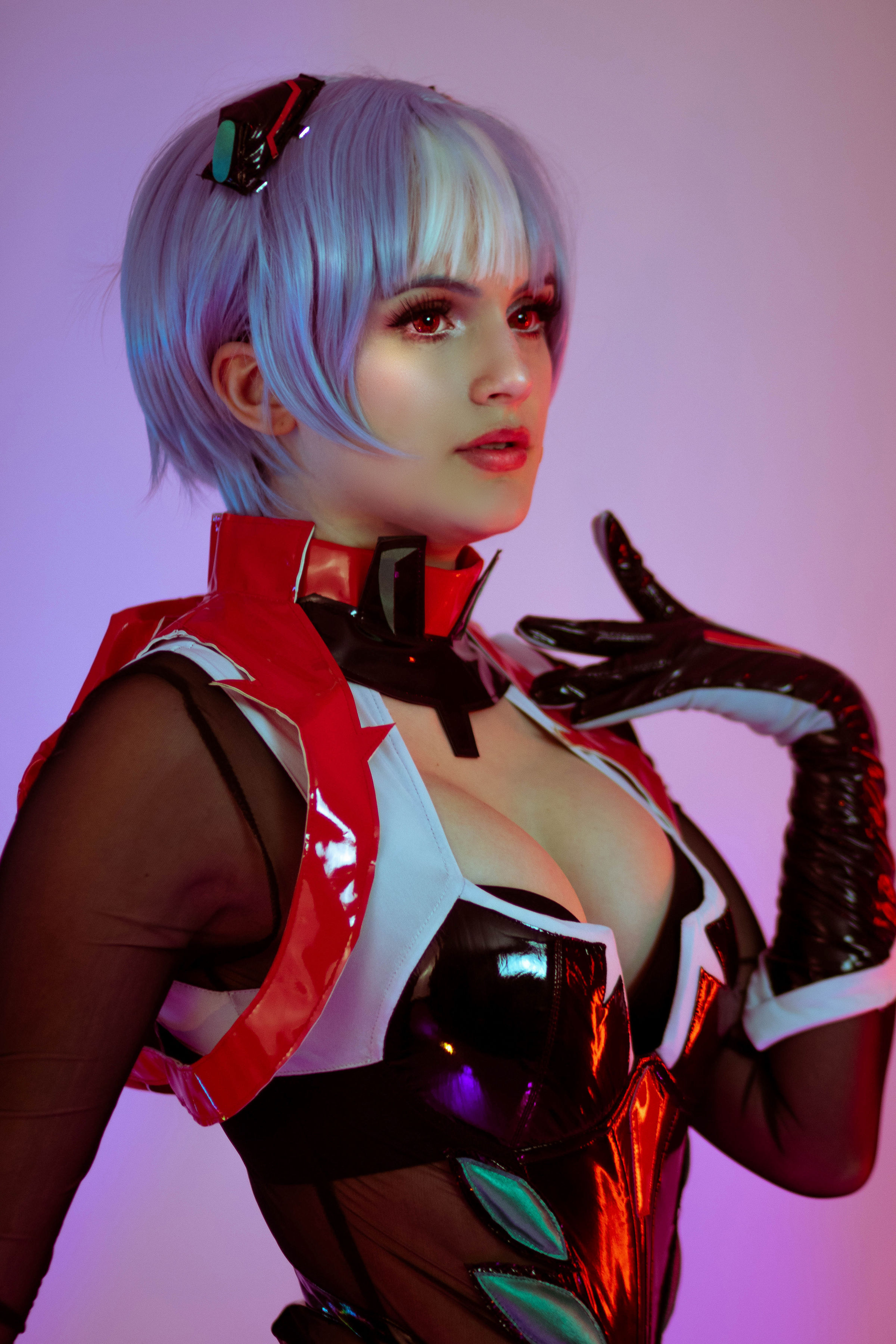 Rei Ayanami Black Suit 8x10 Print