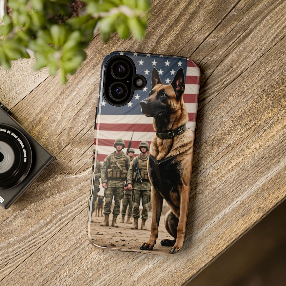 Thumbnail: Patriotic Military K9 Phone Case 
