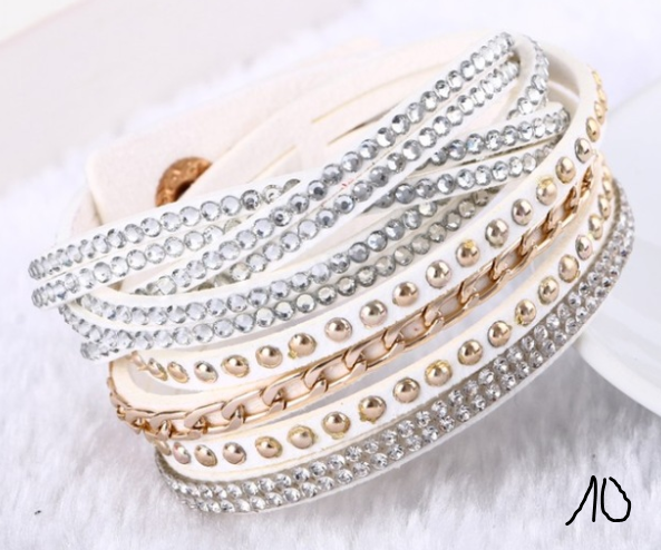 Miniature : Bracelet "Moda" Femme en Cuir