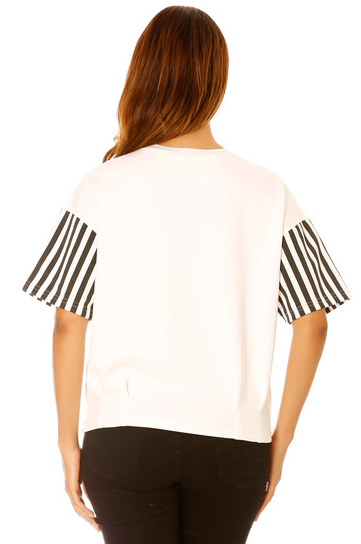 Miniature : Tee- Shirt Blanc "Motif October"
