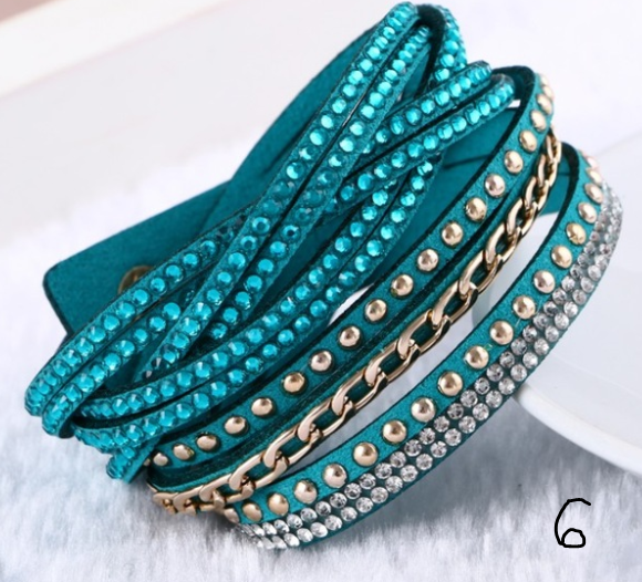 Miniature : Bracelet "Moda" Femme en Cuir