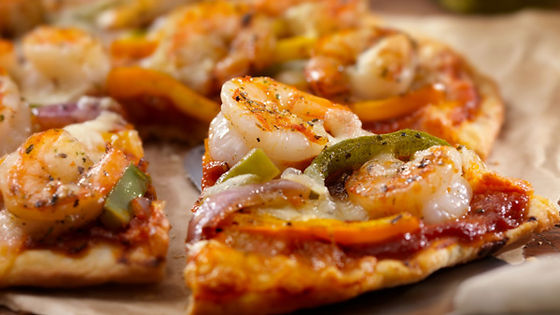 Grilled Shrimp Pizza