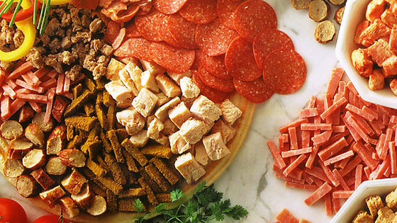PIZZA MEATS TOPPINGS