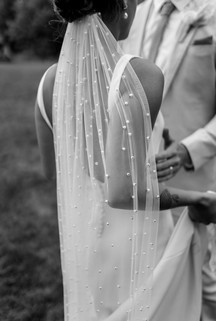 pearl bridal veil