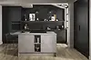 Howdens Black & Concrete Matt Kitchen.webp