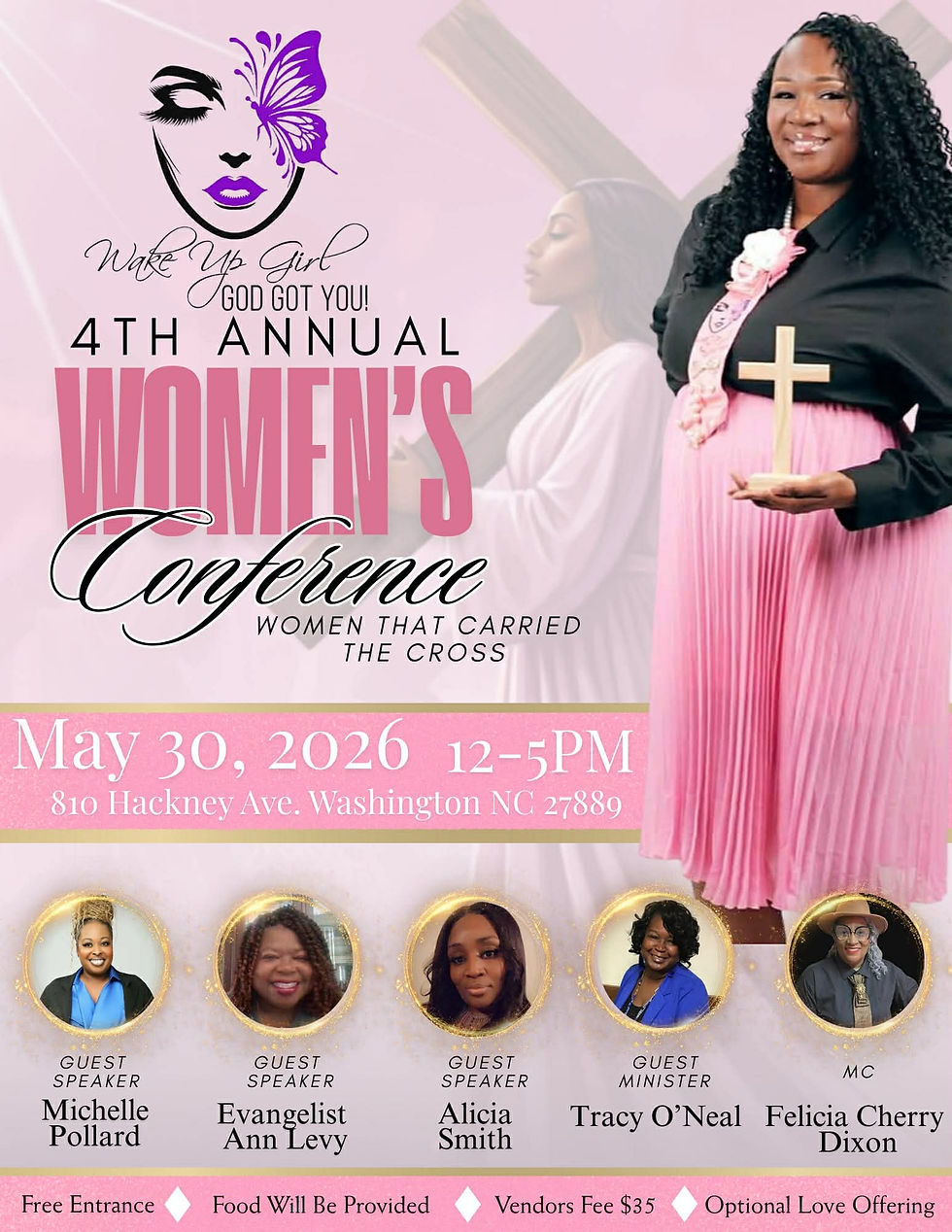 Women's Conference Woman that Carried the Cross 