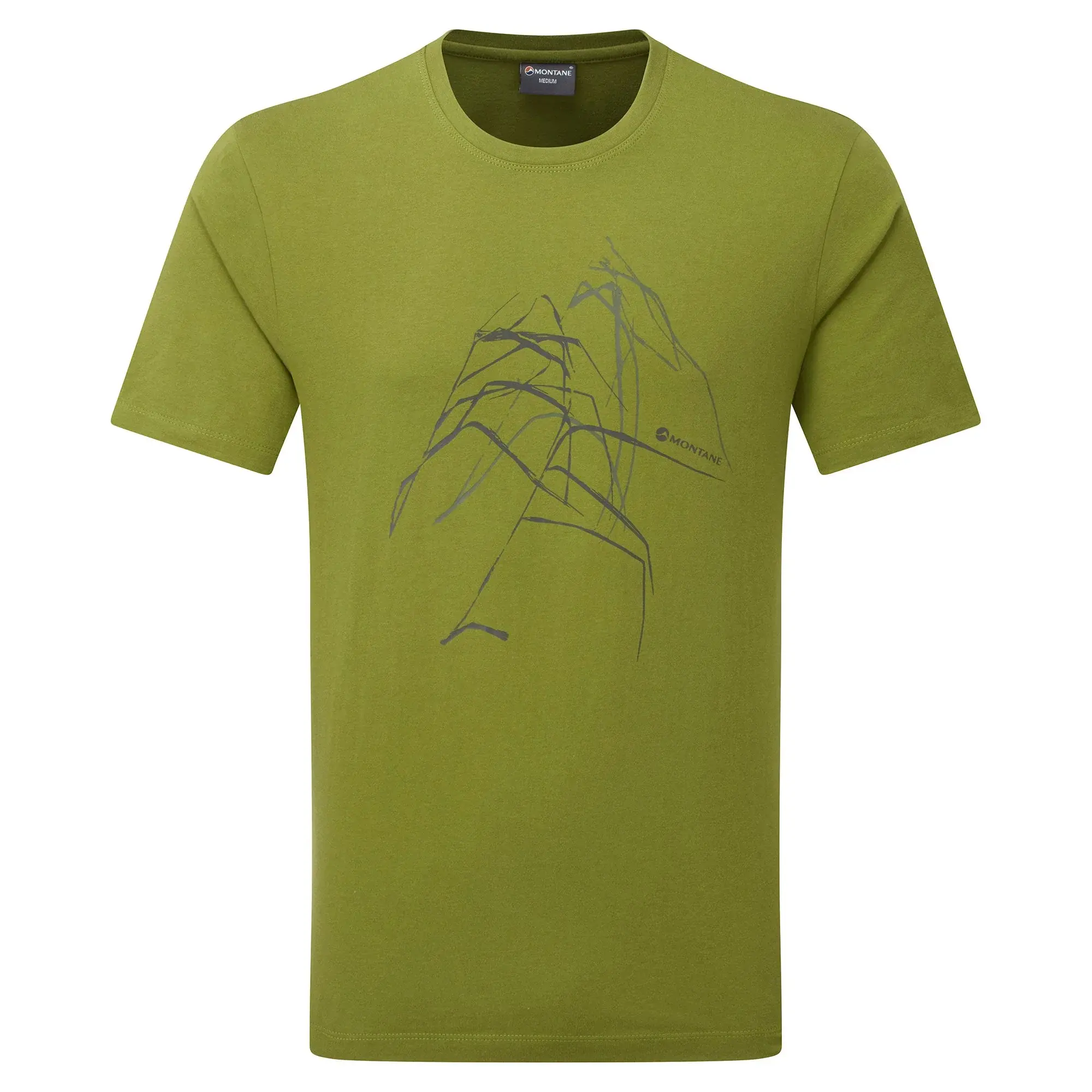 Abstract Mountain T-Shirt（アブストラクトマウンテンTシャツ）カラー/Alder Green