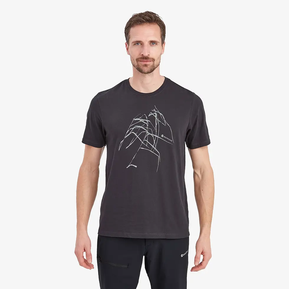 サムネイル： Abstract Mountain T-Shirt（アブストラクトマウンテンTシャツ）カラー/Midnight Grey