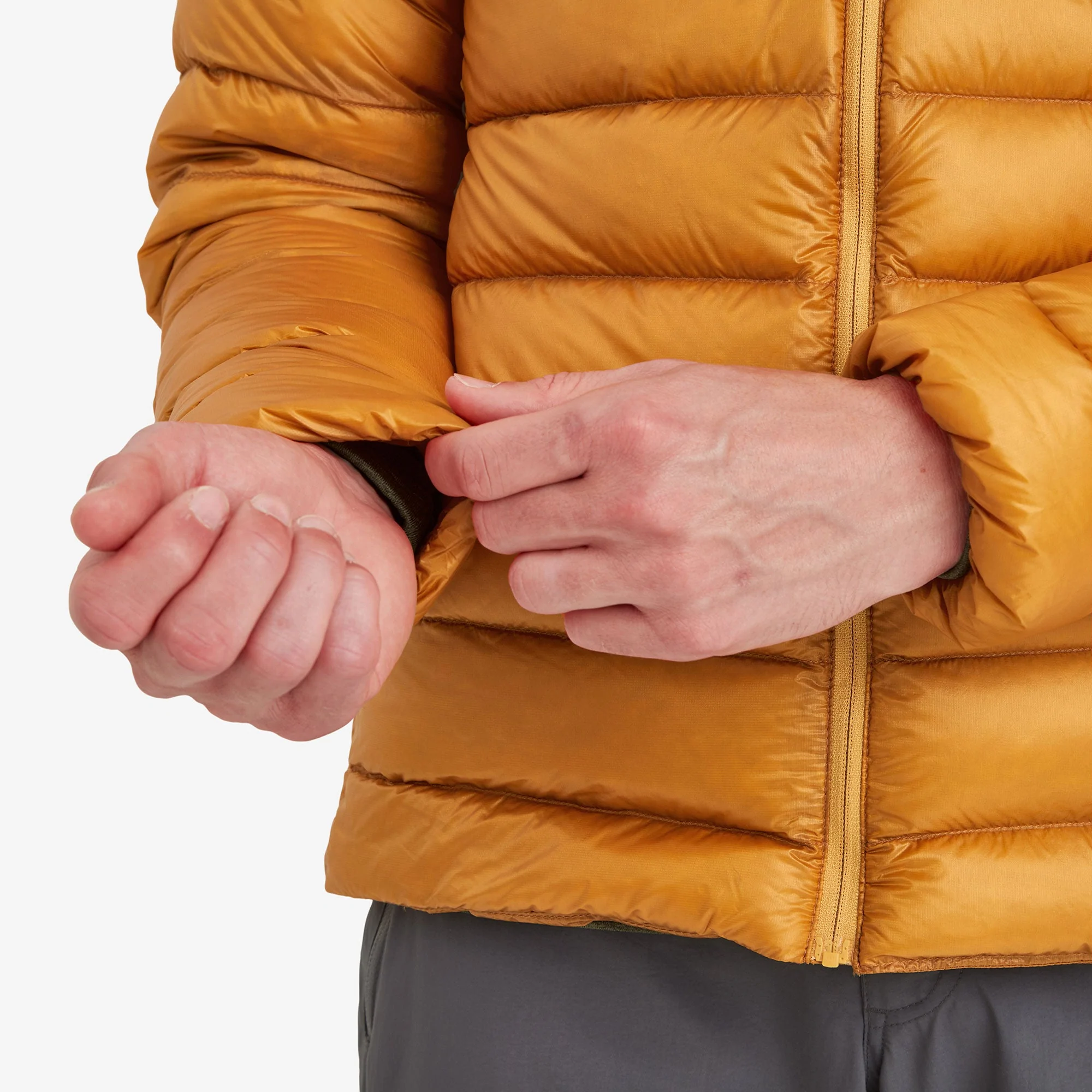 Thumbnail: Alpine 850 Lite Packable Hooded Down Jacket（アルパイン850ライト パッカブルフーデッド）カラー/F Orange