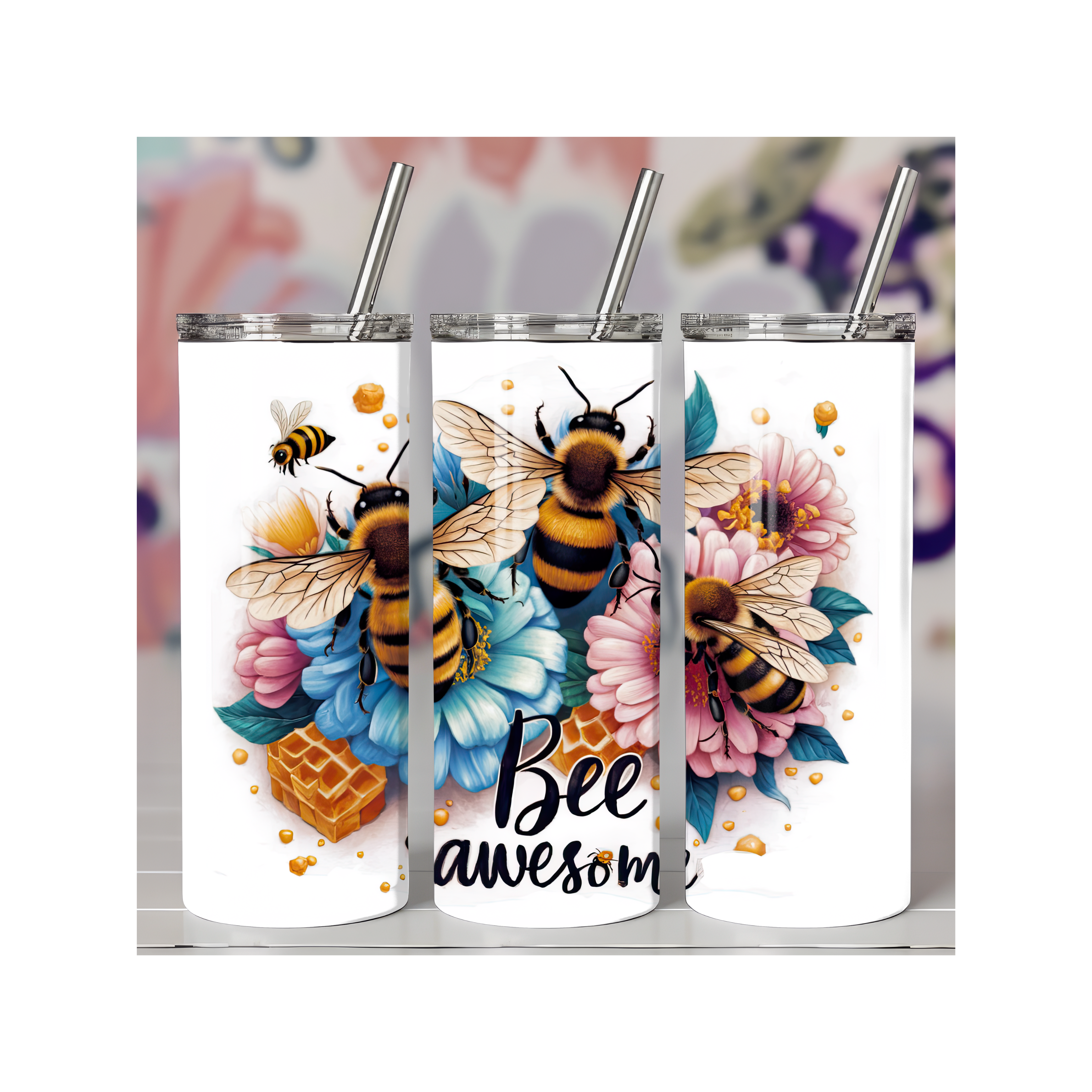 Bee Awesome Tumbler