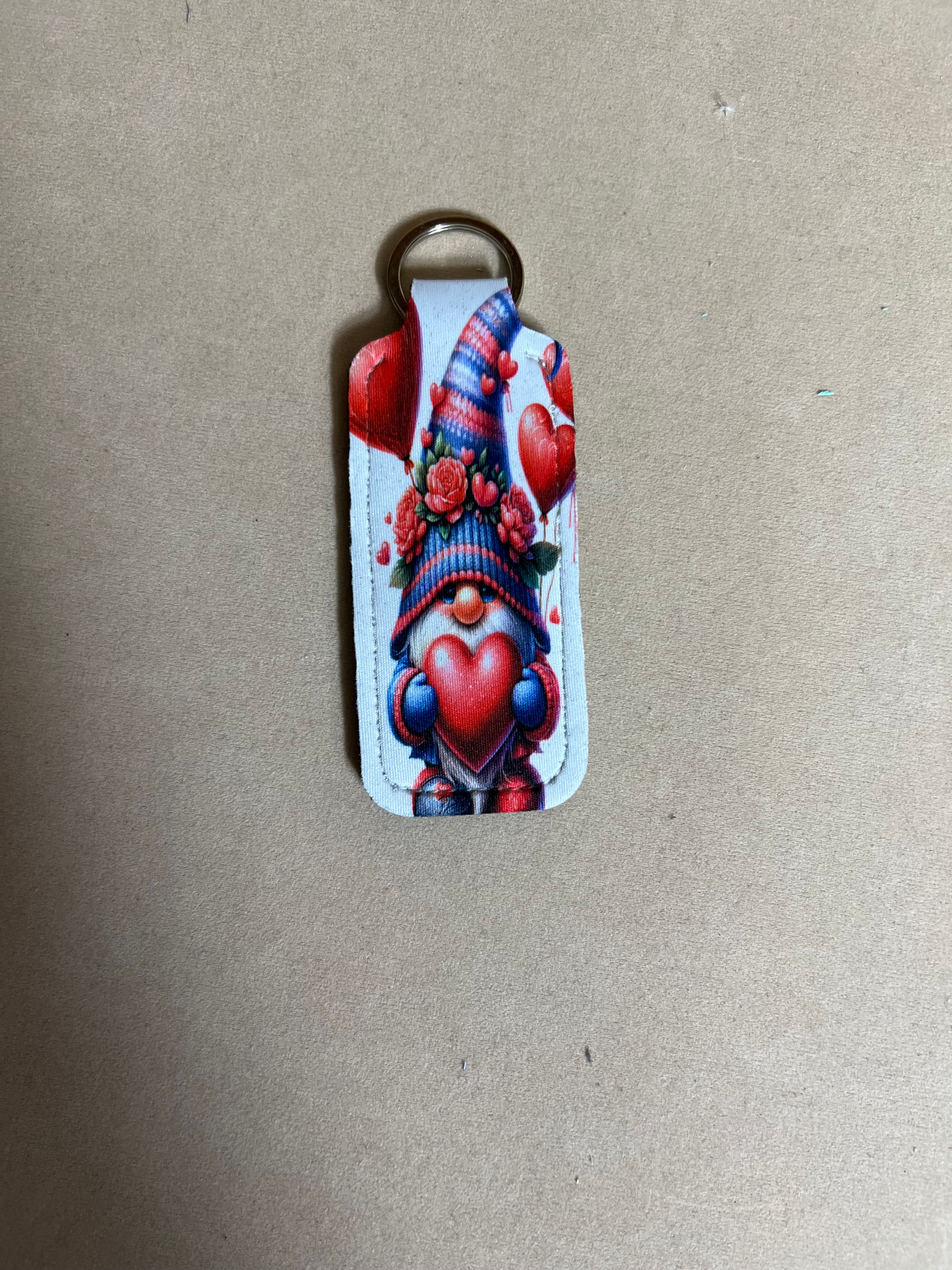 Valentines Gnome Red and Blue Hat #12