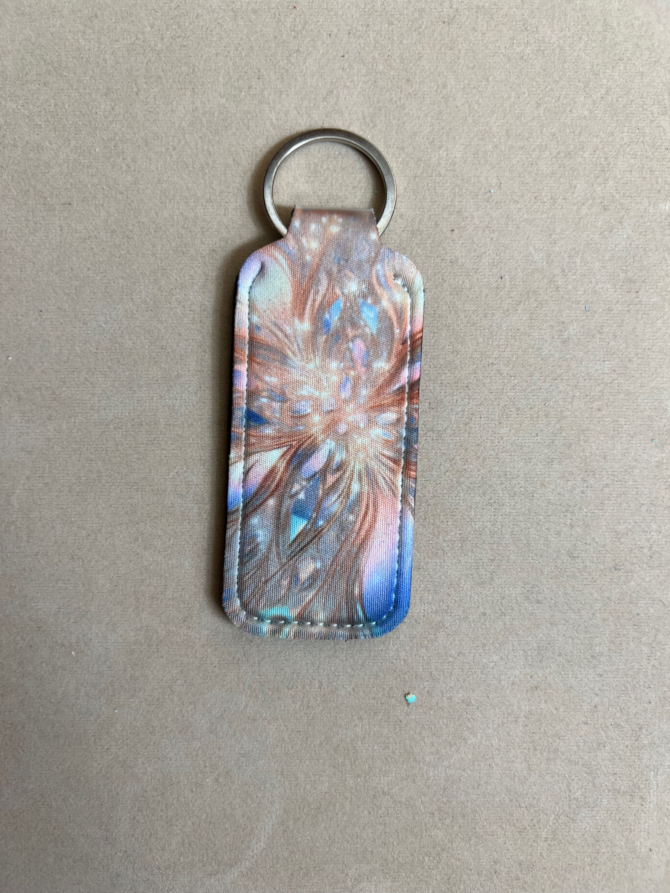 Blue with Gold Swirls #4