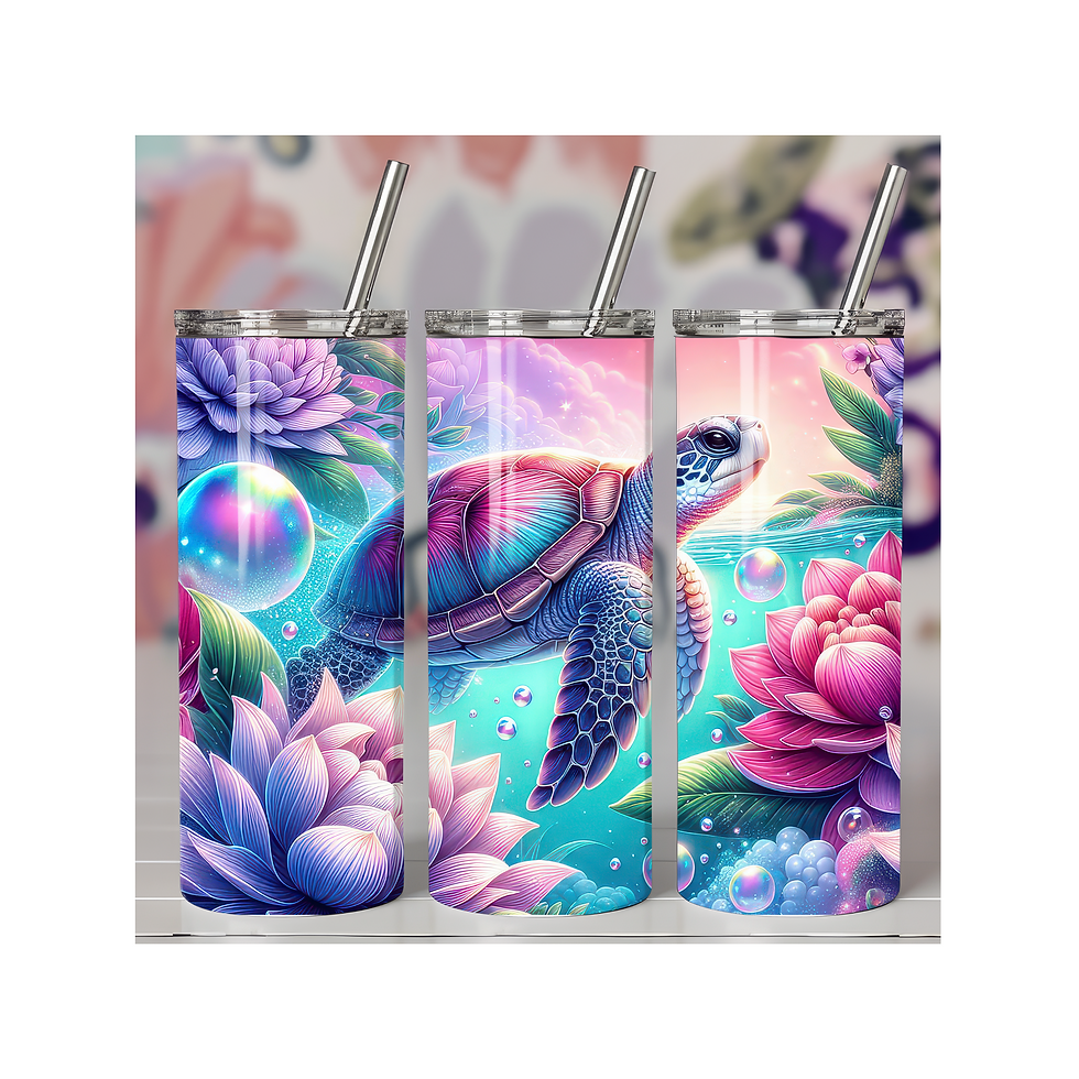 Sea Turtle Swimming Tumbler