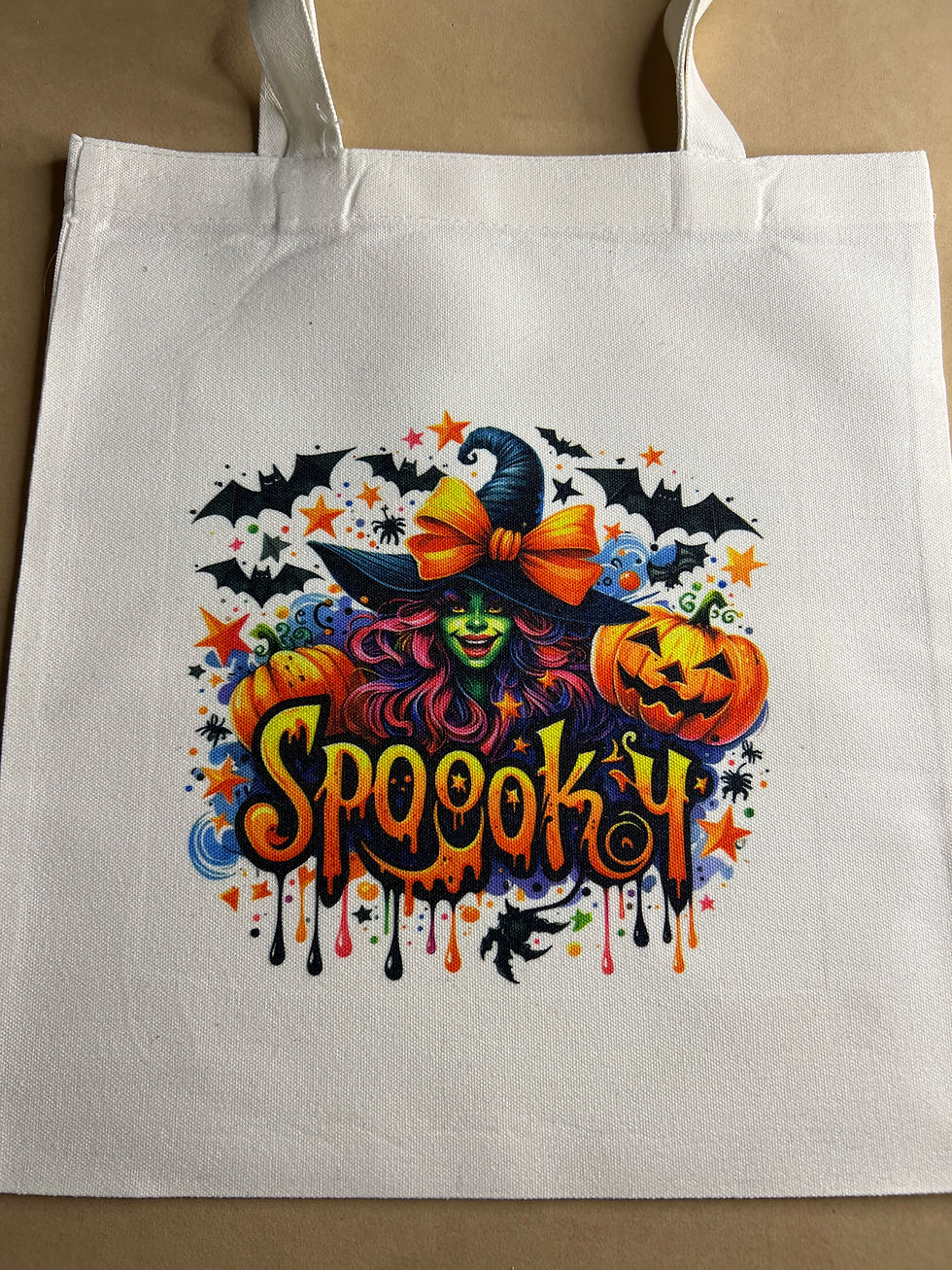 Spooky Witch Tote Bag