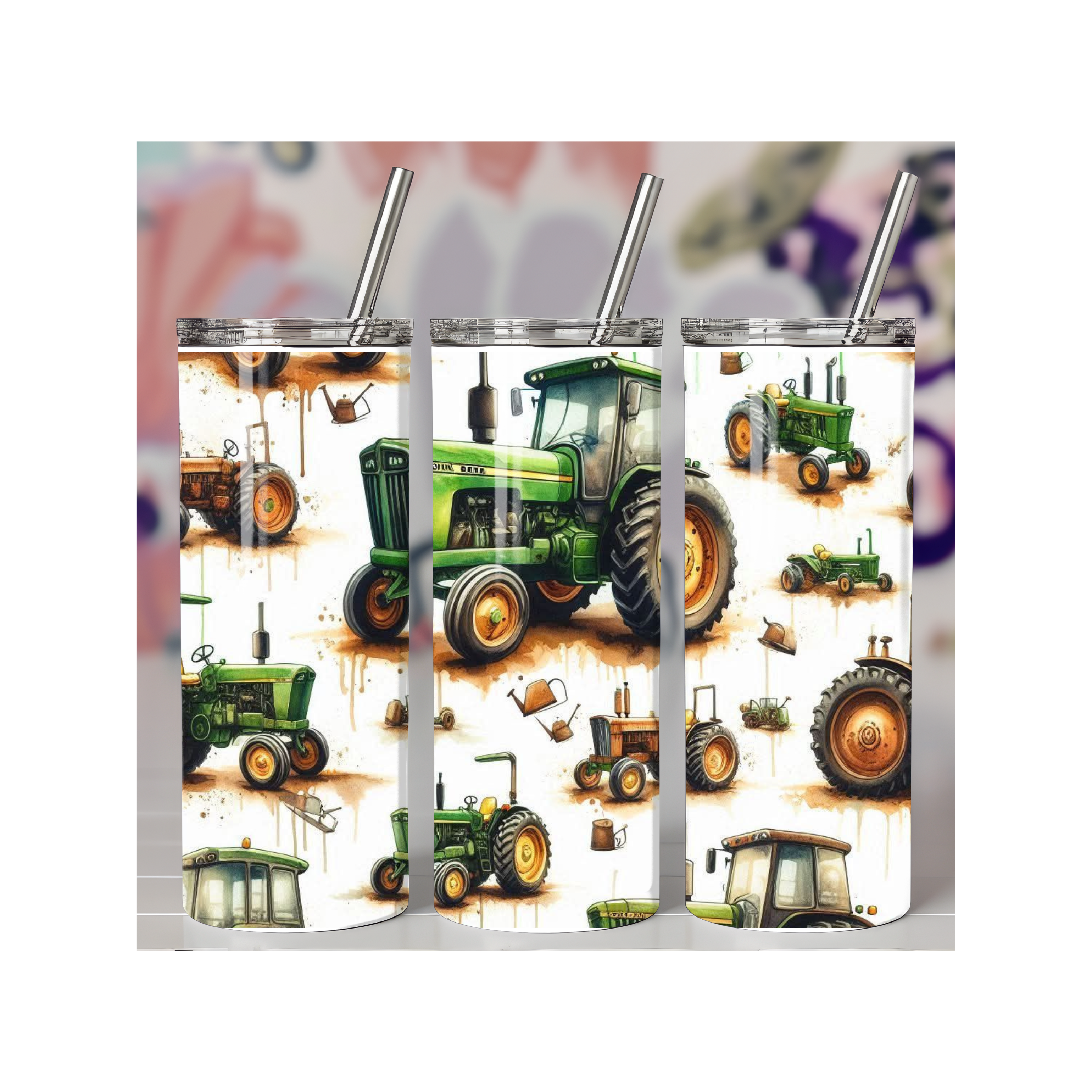 My Green Tractor Tumbler