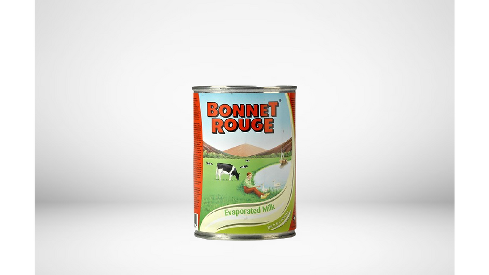 BONNET ROUGE EVAPORATED MILK