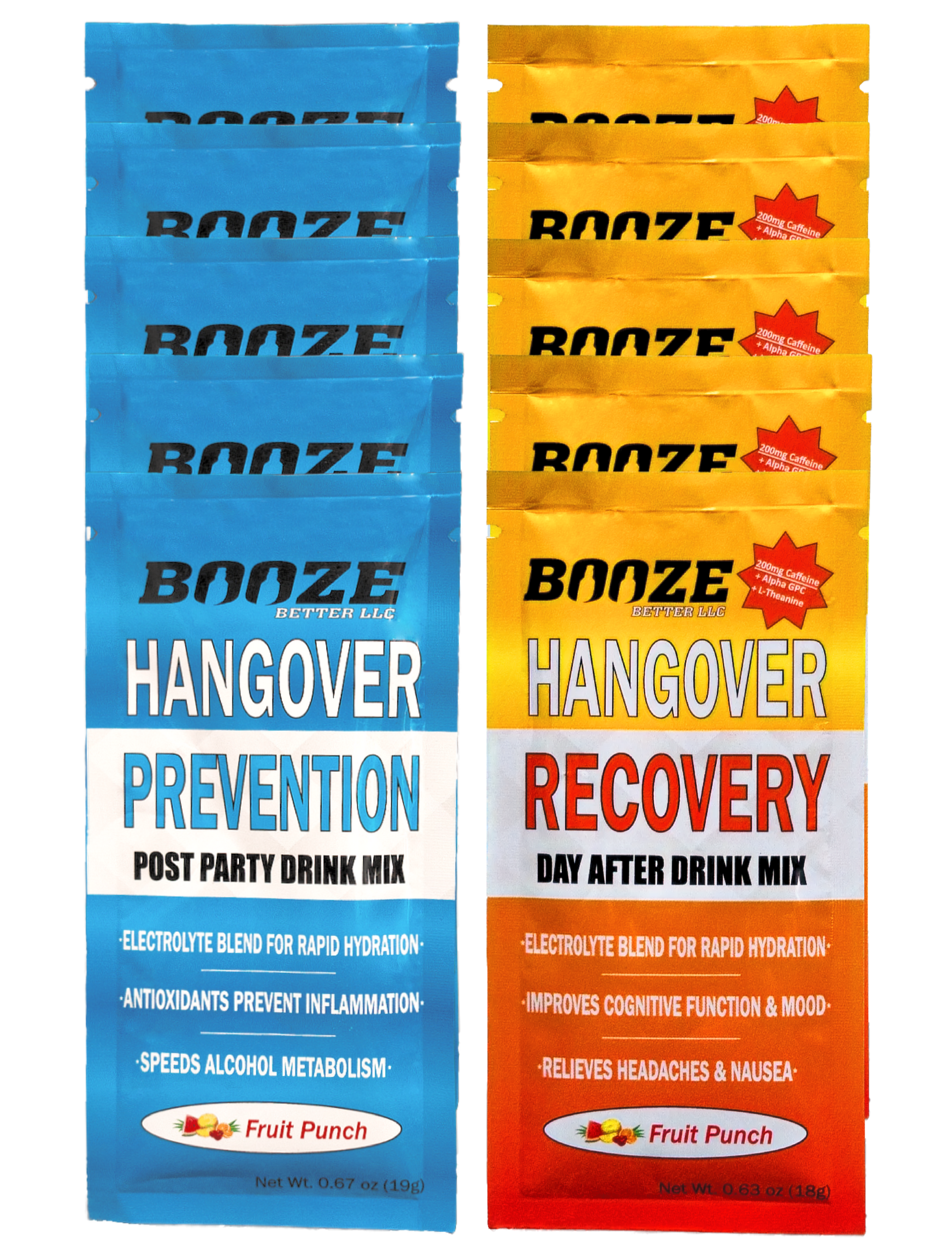 Hangover Prevention & Recovery - Combo Pack (10)