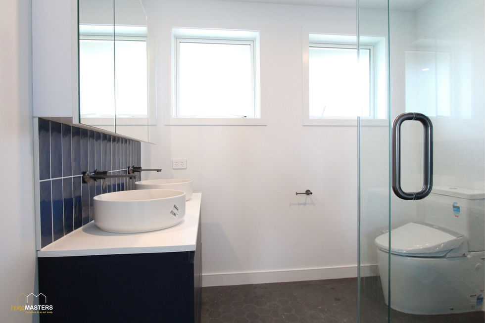 Upstairs renovated bathroom