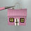 Thumbnail: Dollhouse Miniature Genuine Leather House-shaped Bag