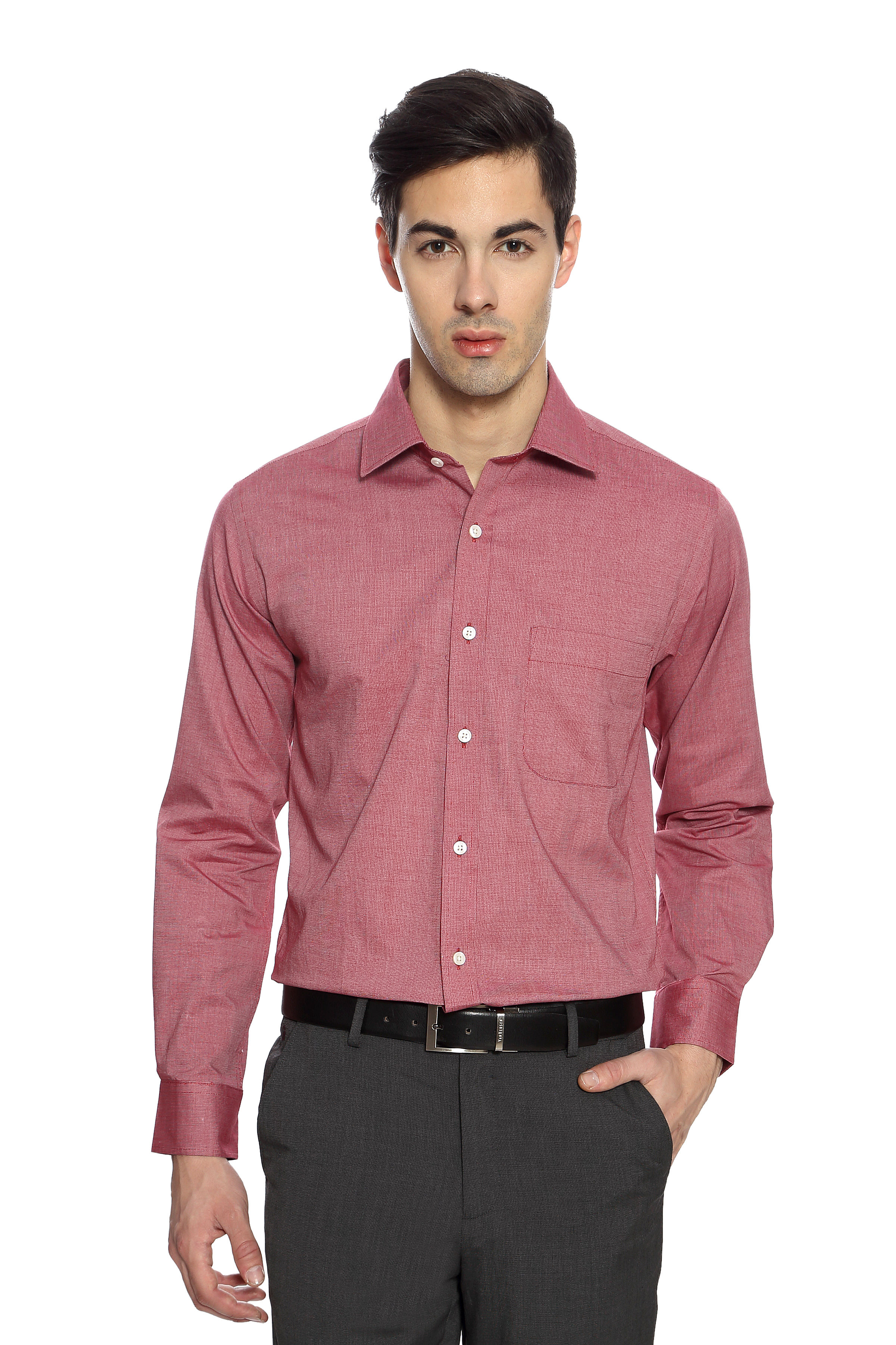 Arrow Unstainable Brick Red Shirt