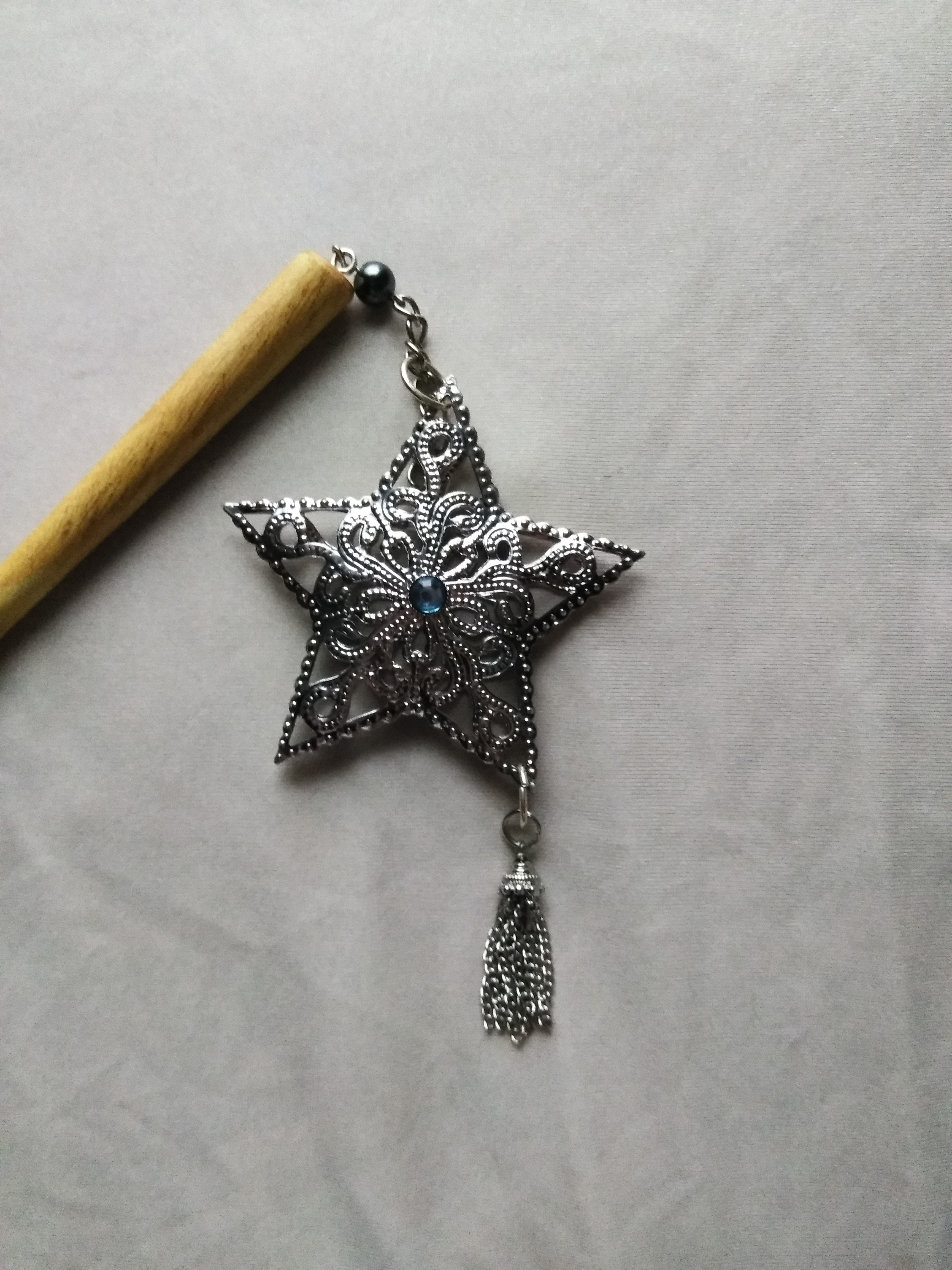 Star Tassle Dangle | Accent Stone | Hair Stick