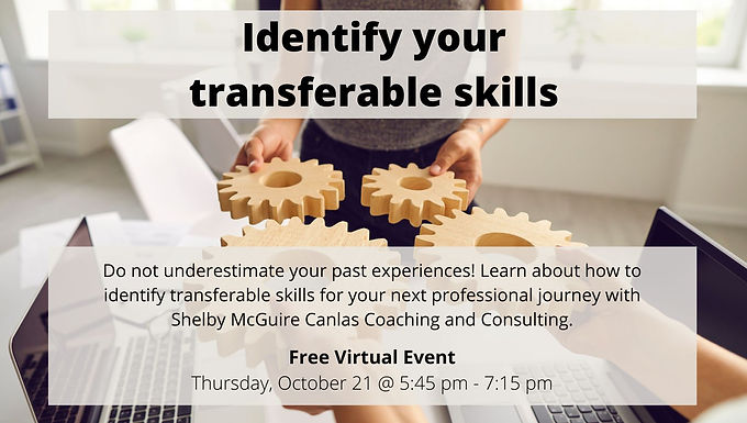 Identify your transferable skills