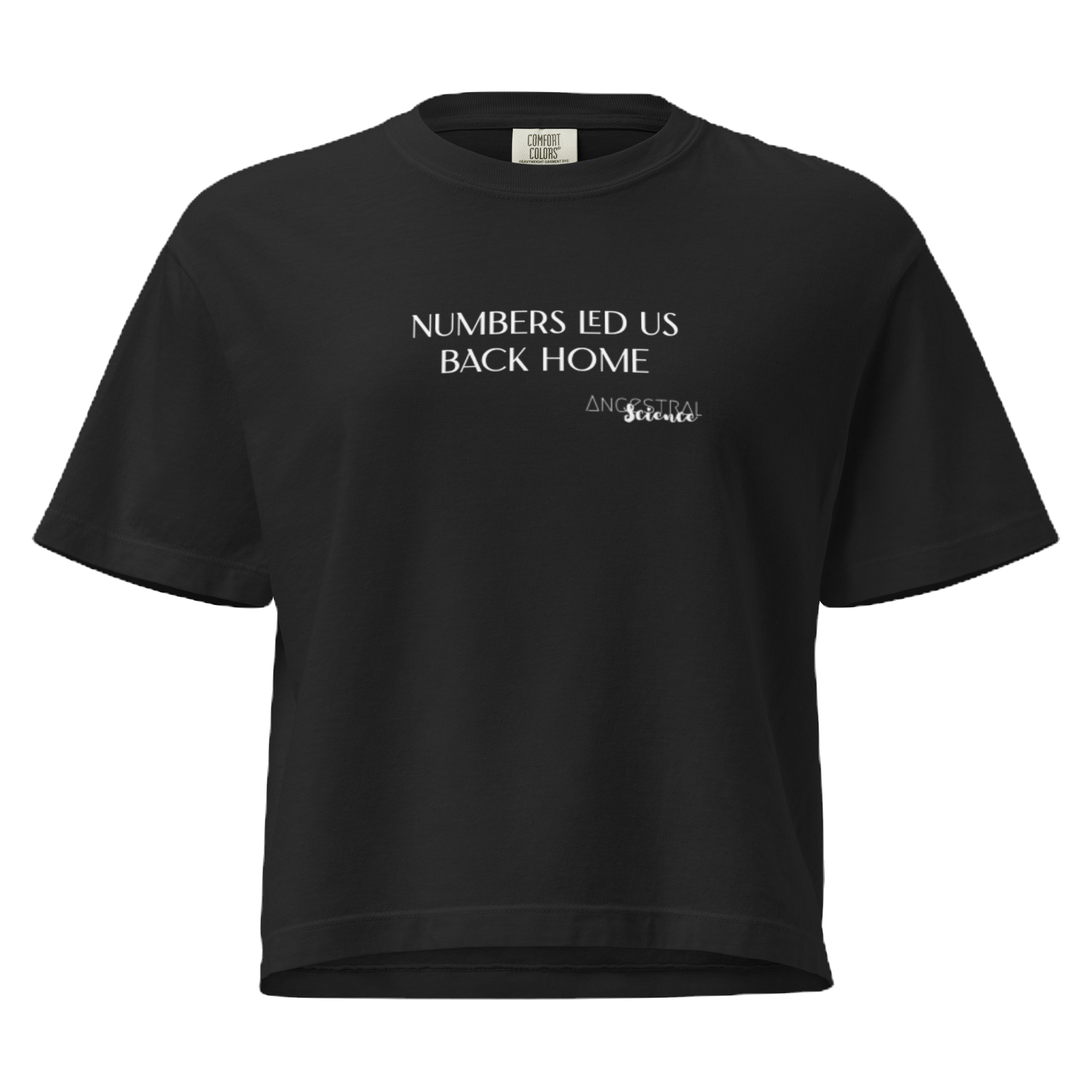 NumbersHome. Women’s boxy tee