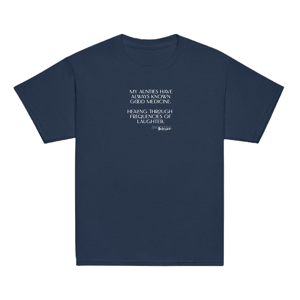 Thumbnail: AuntieMedicine. Youth classic tee