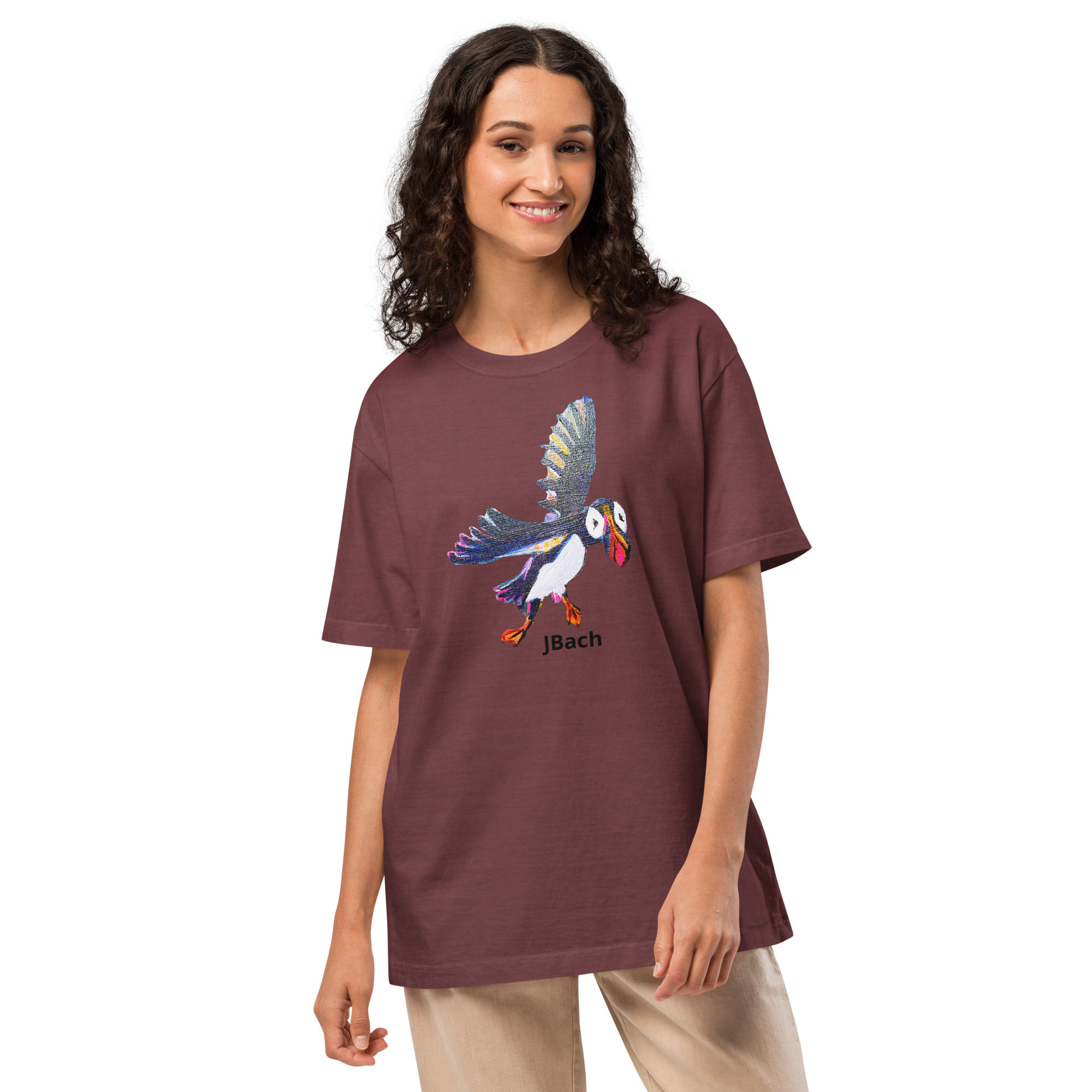 Puffin Unisex oversized t-shirt