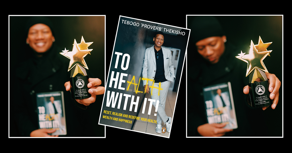 Tebogo Thekisho Honored with Global Ambassador Trophy
