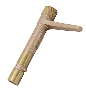 Llave De Válvula Con Acoplador Rápido G3/4 Y Divisor 2 Vías - Latón, Para Riego De Jardín, Fácil Instalación