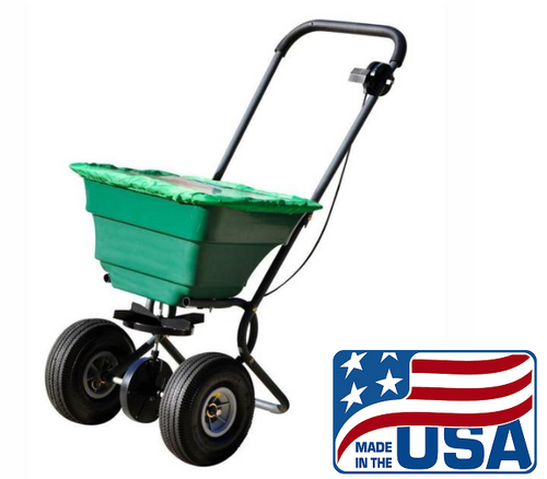 ESPARCIDORA FERTILIZADORA PRECISION DE 35 KG DE EMPUJE MANUAL