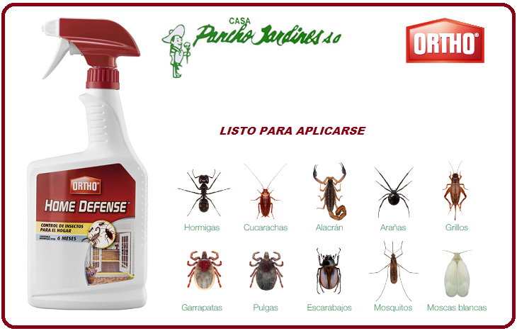 HOME DEFENSE BY ORTHO, INSECTICIDA DOMESTICO LISTO PARA APLICAR, 710 ml
