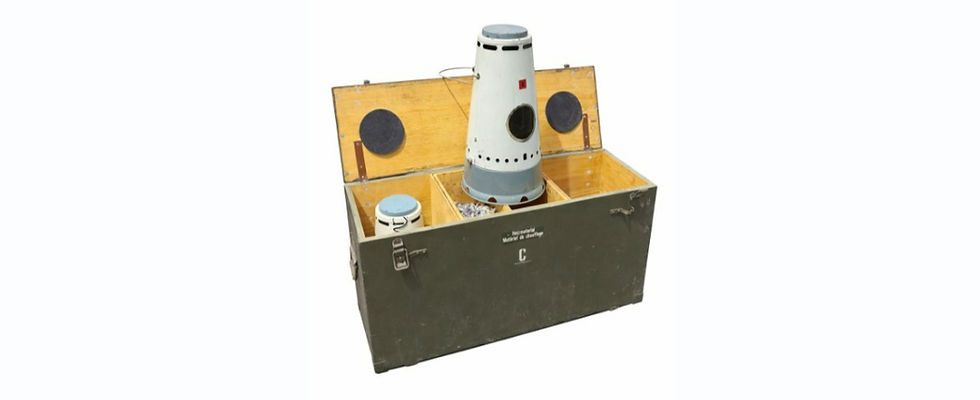 CH Militär-Transportkiste mit 2 x Heizstrahler, C, LIQ00026