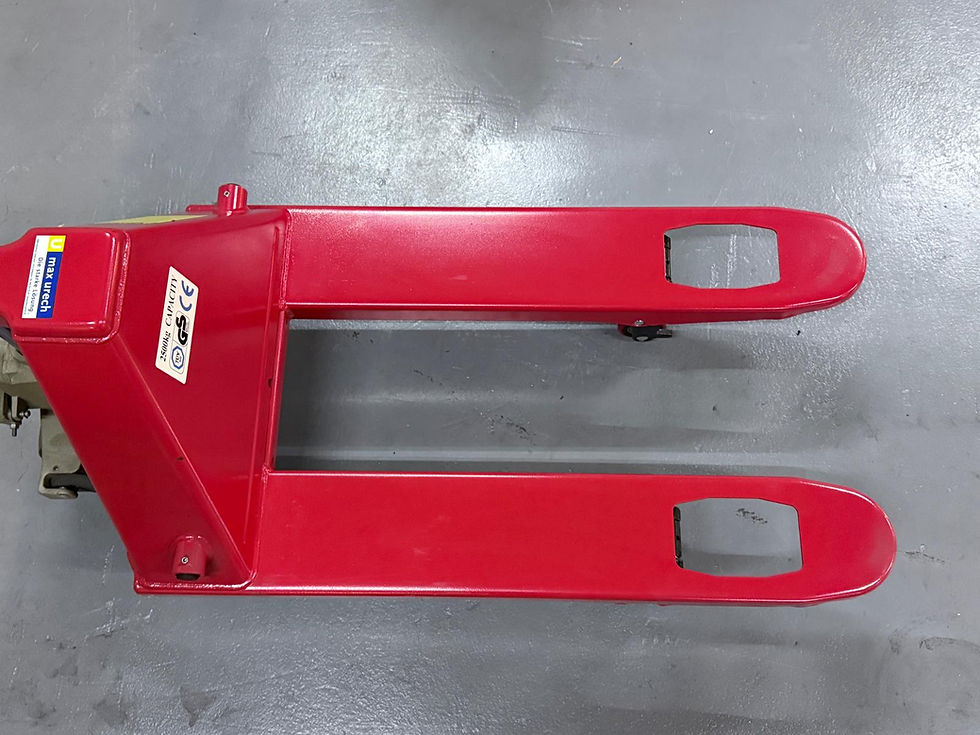 Niederhubwagen manuell, Tragkraft 2500 kg, rot