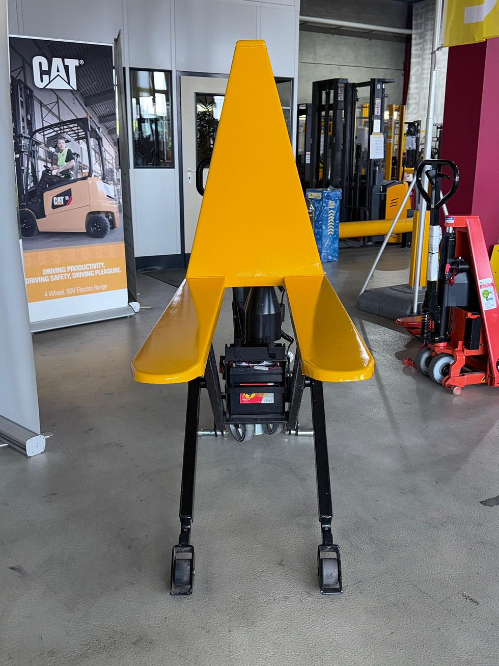 Miniature : Elektro-Scherenhubwagen, Gabellänge 1180 mm