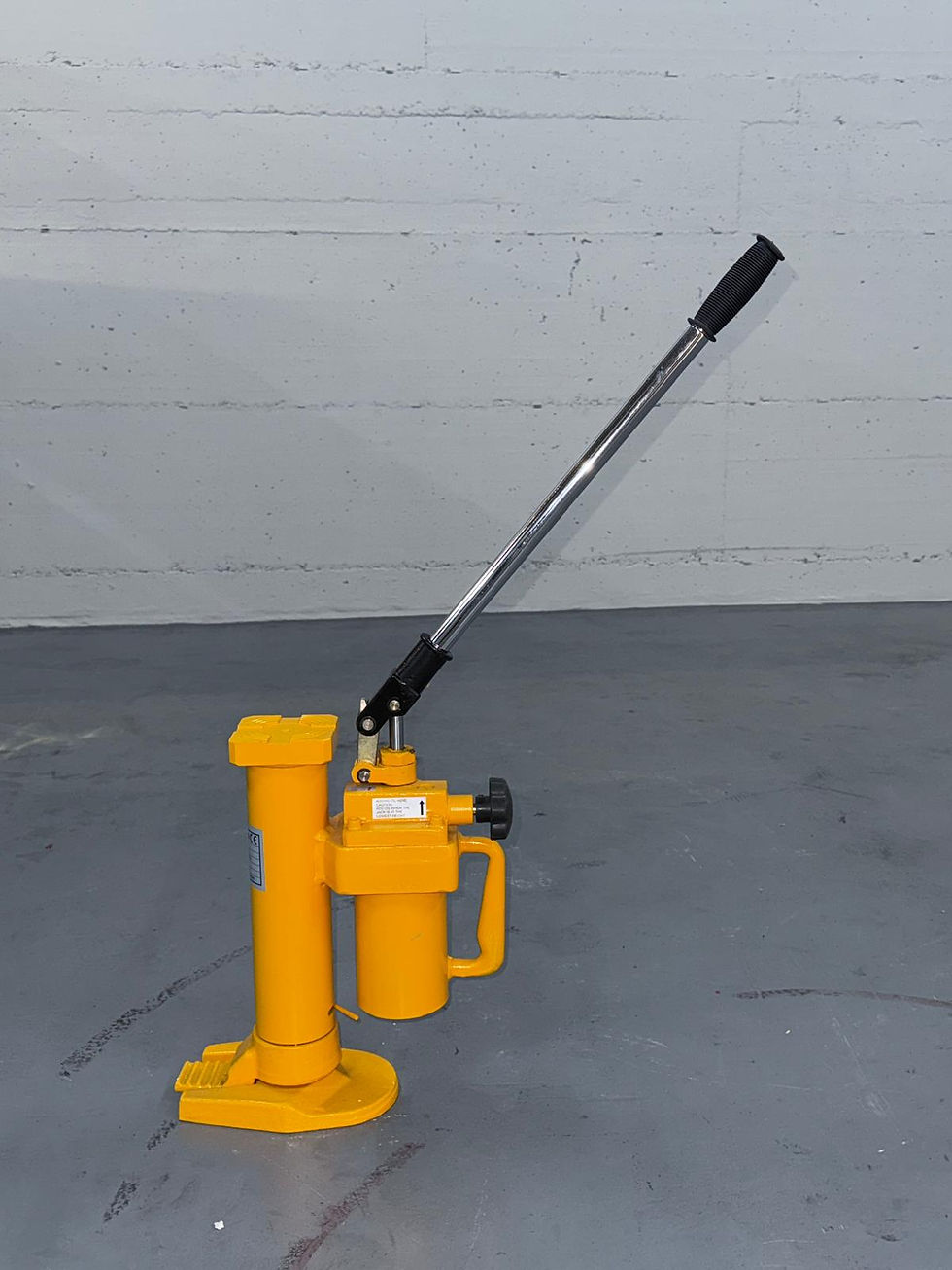 Hydraulischer Flaschenheber 5 t mit Pumphebel, Hubhöhe 368-573 mm